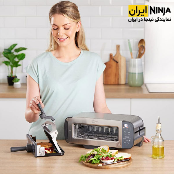 توستر، پنینی ساز و گریل نینجا مدل ST202UK چندکاره 4 تهیه پنینی با توستر، پنینی ساز و گریل نینجا مدل ST202UK چندکاره