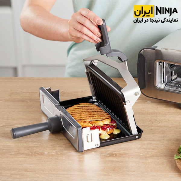 توستر، پنینی ساز و گریل نینجا مدل ST202UK چندکاره 5 پنینی ساز ، گریل و توستر از برند نینجا مدل ST202UK