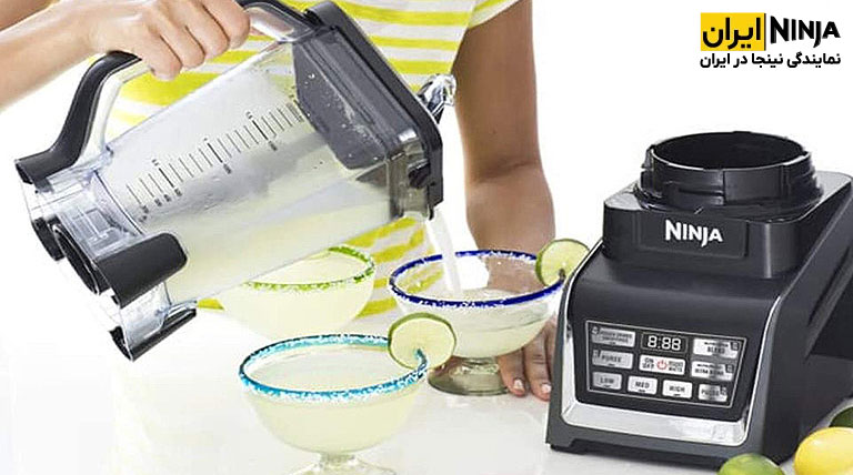 مخلوط کن نینجا مدل BL640 8 انواع برنامه های هوشمند از جمله فناوری auto-iQ با مخلوط کن ninja BL640