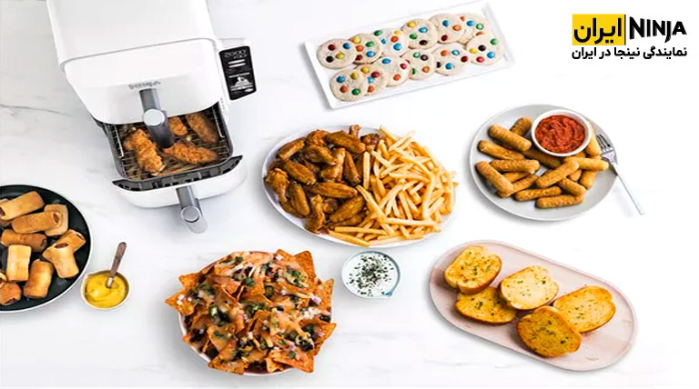 خرید سرخ کن 95 لیتری دوقلو نینجا مدل SL400 رنگ سفید