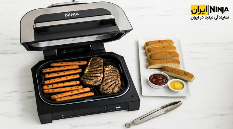 تهیه استیک گوشت، پیتزا و ساندویچ ها با سرخ کن و گریل ninja DG551