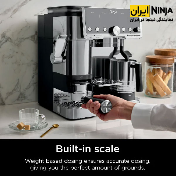 اسپرسوساز نینجا مدل ES701 4 تمپر و هد گروپ اسپرسوساز نینجا مدل ES701