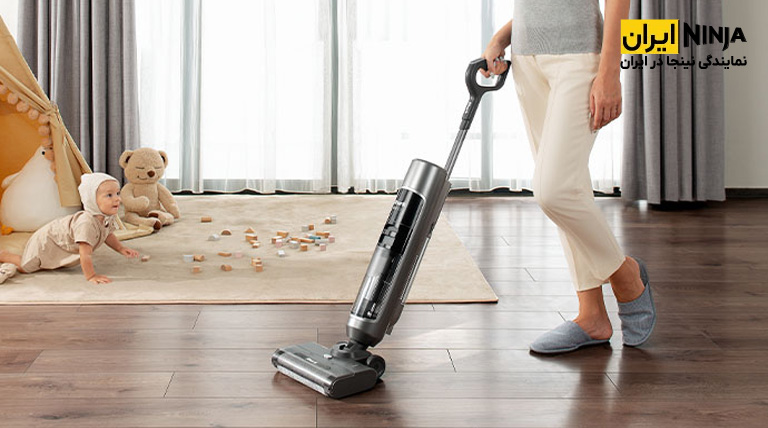 جارو شارژی و زمین شوی شارک EA300 MAX 6 عملکردهای جارو کشیدن، تی کشی و خشک کردن سطوح جارو شارژی و زمین شوی شارک EA300 MAX