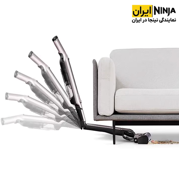 جارو شارژی شارک مدل L5T1 3 دسته تاشو و انعطاف پذیر جارو بی سیم شارک مدل L5T1