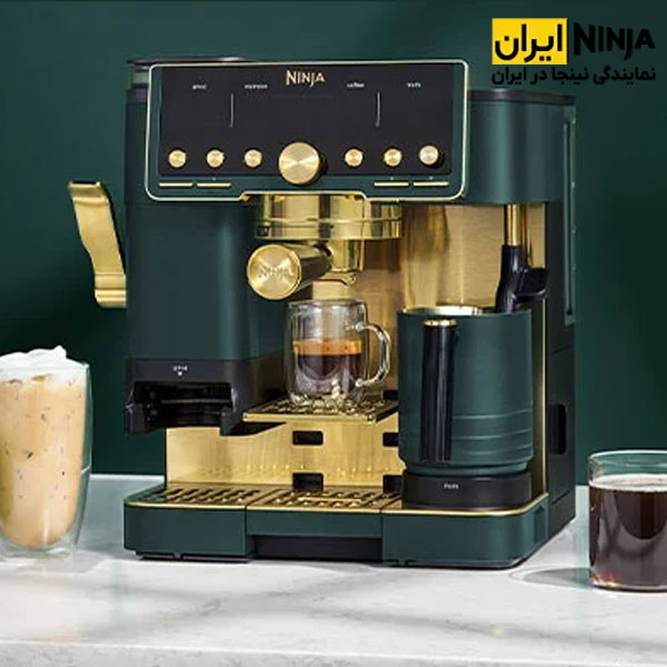 اسپرسوساز نینجا مدل ES701GNGD 8 تهیه کاپوچینو با اسپرسوساز اتوماتیک نینجا مدل ES701GNGD