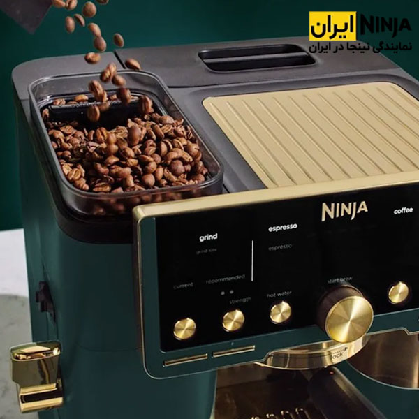 اسپرسوساز نینجا مدل ES701GNGD 5 آسیاب اسپرسوساز تمام اتوماتیک نینجا مدل ES701GNGD