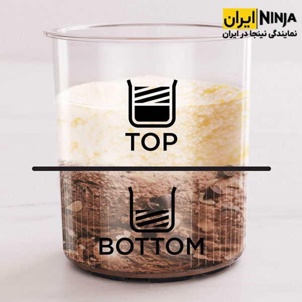 بستنی ساز نینجا مدل NC502 9 بستنی ساز بدون کمپرسور از برند نینجا آمریکا مدل nc502