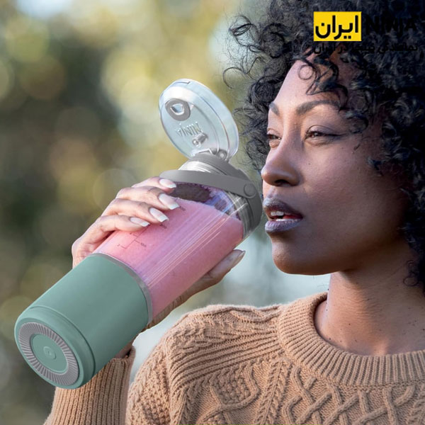 شیکر شارژی نینجا مدل BC100 12 درب ضد نشت شیکر نینجا مدل BC100