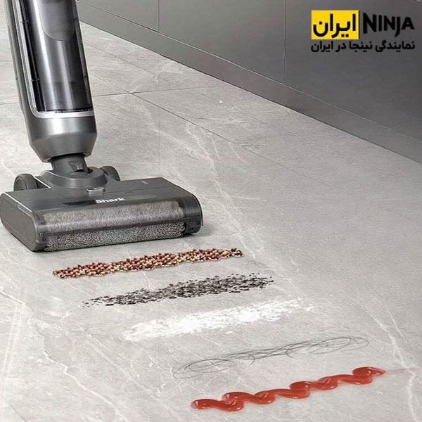 جارو شارژی عصایی شارک مدل EA200 2 جارو شارژی با مکش قوی شارک مدل EA200 ایستاده و دستی