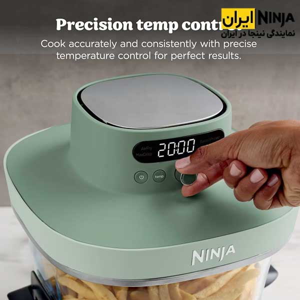 سرخ کن بدون روغن نینجا مدل Crispi Pro AS090 5 سرخ کن نینجا اصل مدل کریسپی پرو ninja crispi pro